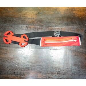 Perfect Running Belt Phone Holder Workout Waist Pack Reflective Red